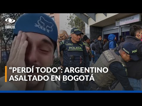 El drama de argentino que recorre el continente en bicicleta y que fue robado en Bogotá