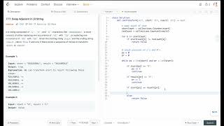 YouTube video 'Leetcode 777 - Swap Adjacent in LR String - Python'