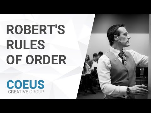 Robert's Rules of Order
