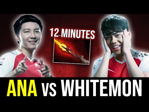 ANA 12 minutes DAGON vs. New Teammate T1.Whitemon DOTA 2