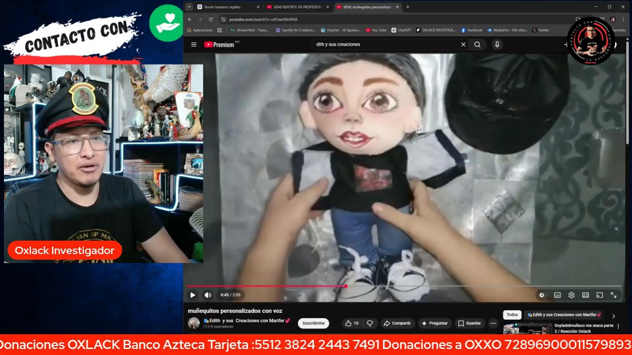 Soyladelmuñeco me ataca parte 2 / Reacción Oxlack