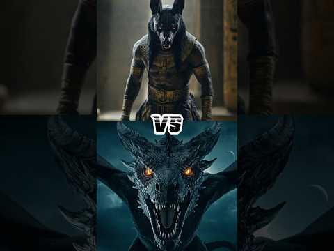 Anubis vs Dragon (Kraken,Hydra,Vampire,Cerberus,Werewolf,Wolfman,Osiris)#animals #animal #wildlife