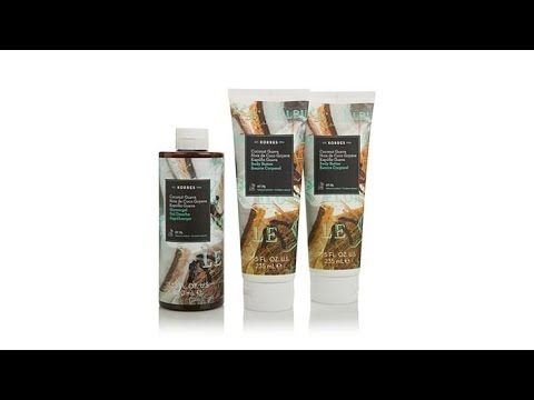 Korres 3piece Body Collection  Coconut Guava