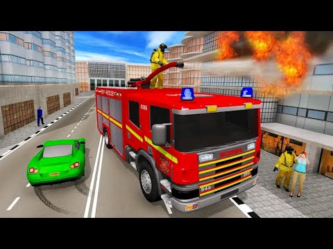 American FireFighter City Rescue || Gameplay || Driving Simulator Android Games