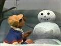 Classic Sesame Street Ernie Dresses A Snowman