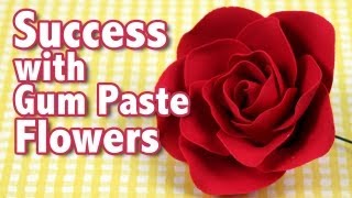 Success with Gum Paste Flowers | Cake Business Tips