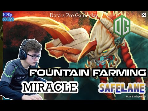 Dota 2 Pro Gameplay | OG Miracle Play As Huskar | Fountain Farming | Reborn Dota 2