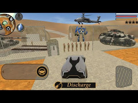 Vegas Crime Simulator (Vegas Hero on Army Base) VIP Car Park on Army Camp Gate - Android Gameplay HD