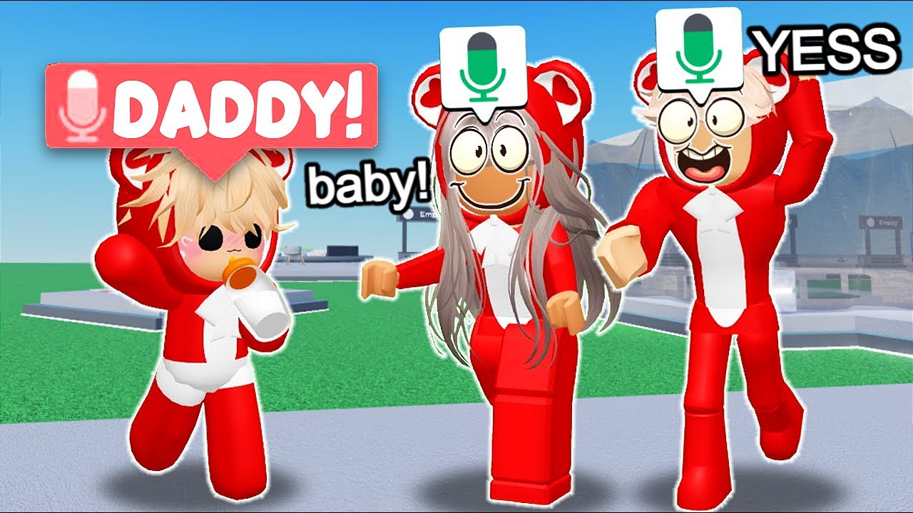 Matching AVATARS As a BABY In Roblox VOICE CHAT 5!