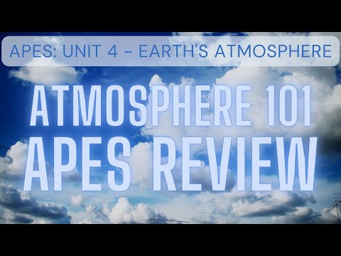 APES Unit 4 Review: Introduction to Earth's Atmosphere
