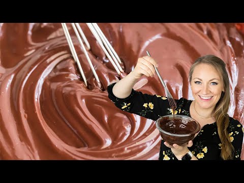 Chocolate Ganache Made with ONLY 2 Ingredients