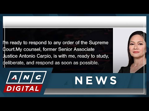 PH Senator Hontiveros 'ready to respond' to SC order for comment on Quiboloy TRO ANC