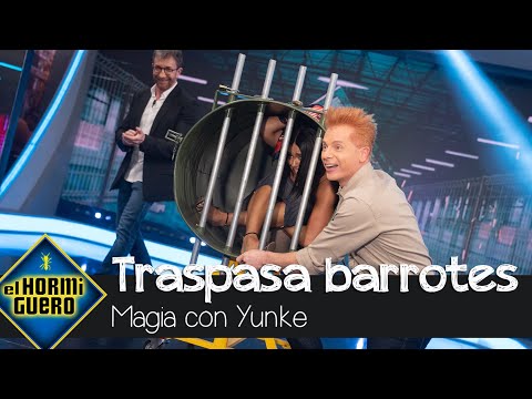 Yunke consigue que Cristina Pedroche traspase barrotes por un billete de 50 euros - El Hormiguero