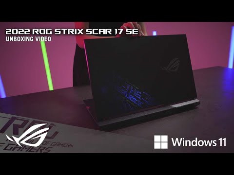 Unboxing the ROG Strix SCAR 17 SE (2022) | ROG