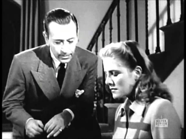 George Raft , Nocturne (1946) Film Noir scene