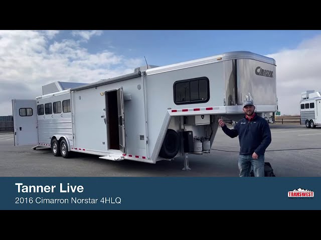Preview image of 2016 Cimarron Norstar 4 Horse Living Quarters youtube video