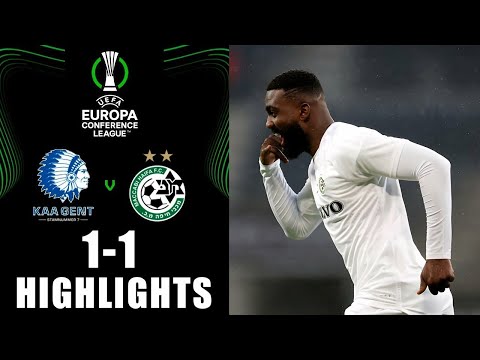 🔥KAA Gent vs Maccabi Haifa 1-1 Resumen extendido _ UEFA Conference League 2023_24