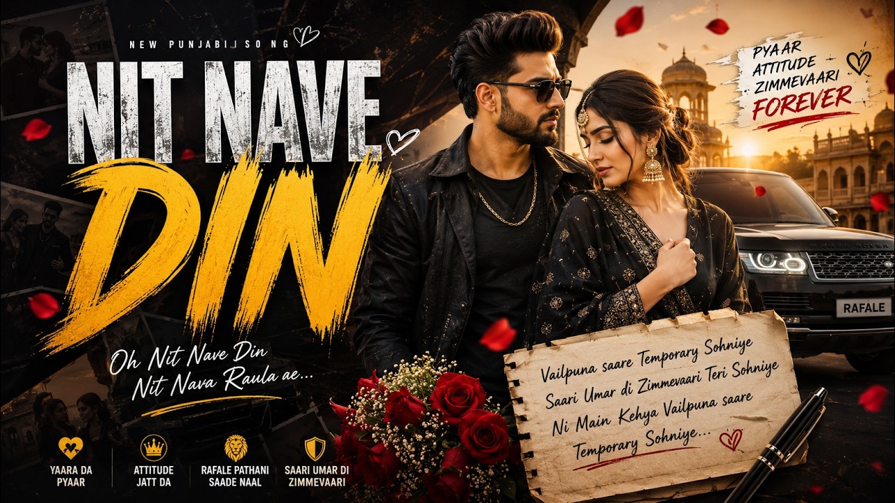 🎧 Nit Nave Din | New Punjabi Love Song 2026 ❤️ by BK Music Series — Official Music Video