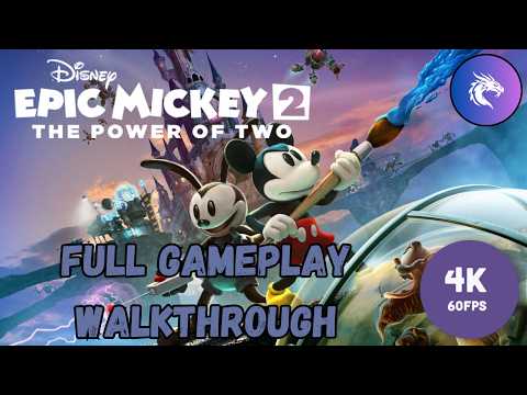 Epic Mickey 2: The Power of Two Full Gameplay Walkthrough (No Commentary)
