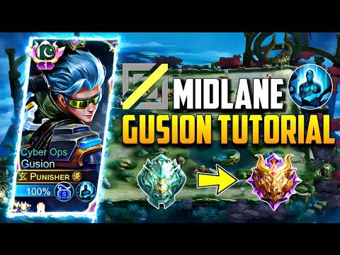 GUSION MIDLANE + PETRIFY IS TOO OP! | GUSION MIDLANE TUTORIAL | GUSION BEST BUILD 2023 | MLBB