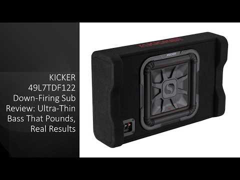 KICKER 51KJPL7T122 L7T 12" Jeep Wrangler JK 2-Ohm Subwoofer Enclosure with 46CXA8001 800-Watt Mono Amplifier, Fits 2007-2018 JK video review thumbnail