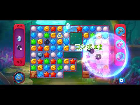 Fishdom Hard level 9536 no boosters フィッシュダム ハード