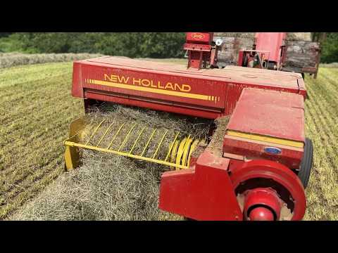 Baling 3rd Cutting Hay...Then the Baler Breaks!!