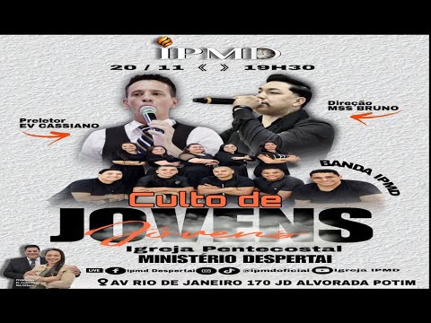 🔴 Culto dos Jovens I PMD  | 20/11/25 l