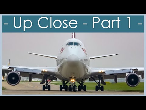 Incredible close up departures at Manchester Airport