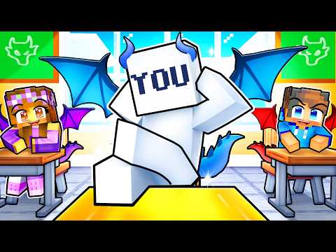 YOU at an ALL DRAGON SCHOOL in Minecraft!