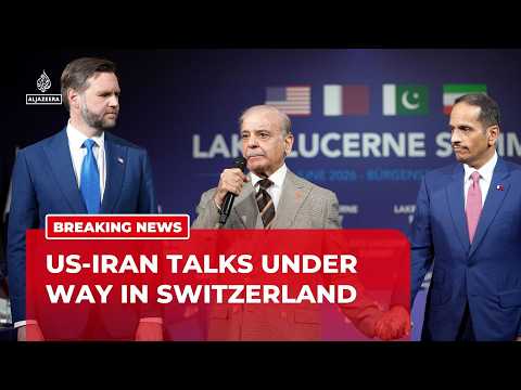 US-Iran talks under way in Switzerland with the mediation of Pakistan, Qatar
