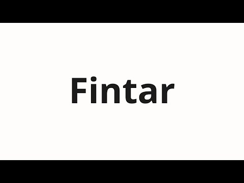 How to pronounce Fintar