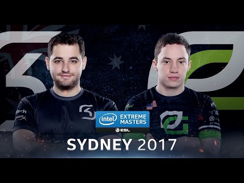 CS:GO - SK vs. OpTic [Overpass] Map 2 - Semifinal - IEM Sydney 2017