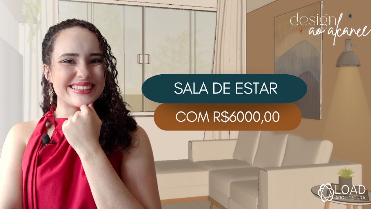 Criei uma sala de estar com R$6000 com itens da internet! | Design ao Alcance