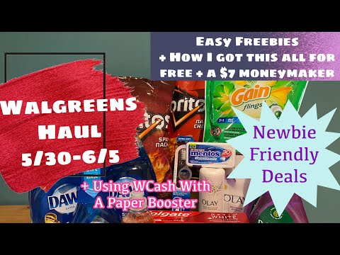 WALGREENS HAUL 5/30-6/5 ALL FOR FREE A MM
