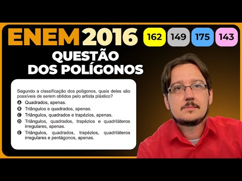 ENEM 2016 || Visualização 3D || É comum os artistas plásticos se apropriarem de entes matemáticos