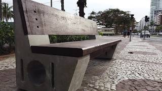 Bancos da praia são trocados por modelo mais resistente, confortável e moderno!