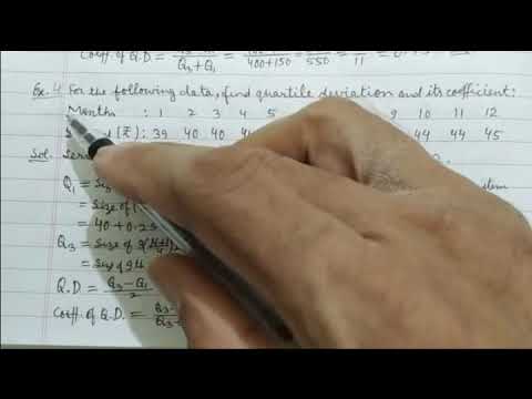 M-205, QT&OR, Lecture 13- Inter Quartile Range & Quartile Deviation (U2) by Dr. Raish Muhammad
