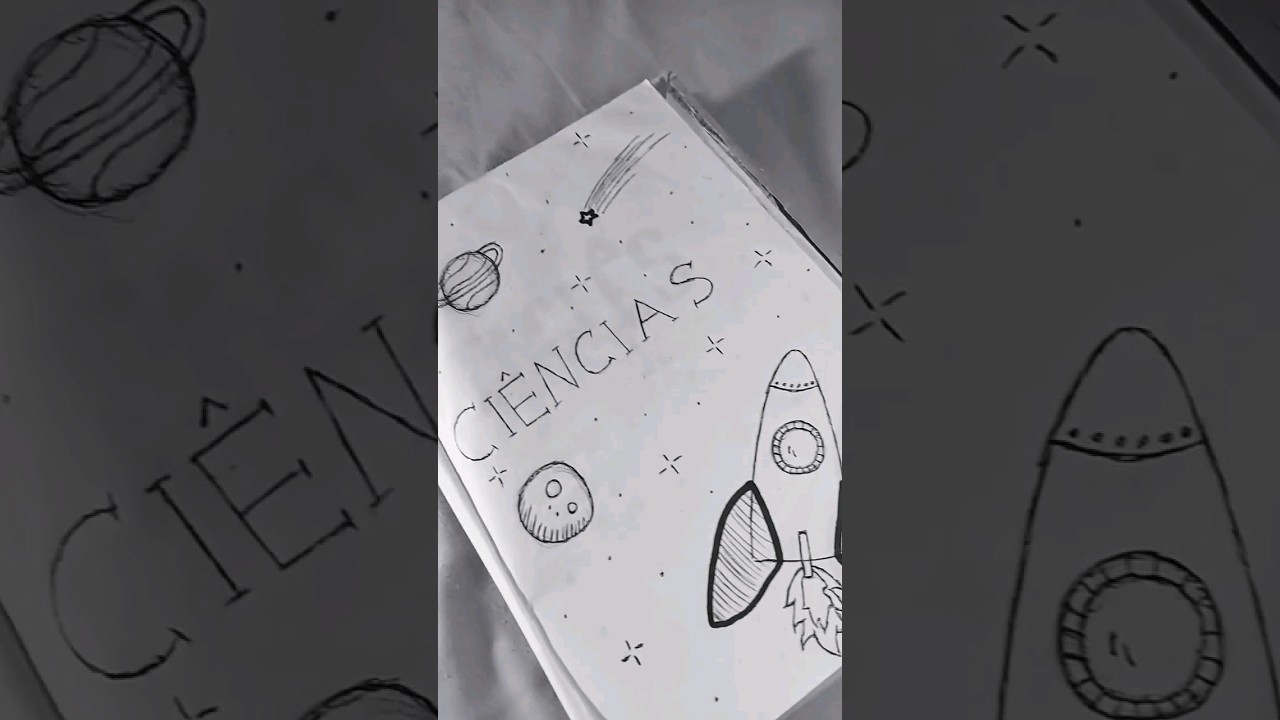 capa de matéria de Ciências #shorts #desenho
