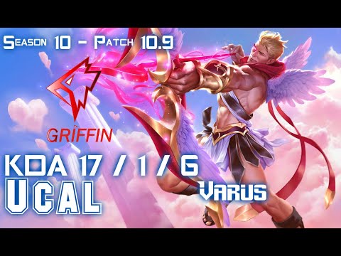 GRF Ucal VARUS vs ASHE ADC - Patch 10.9 KR Ranked