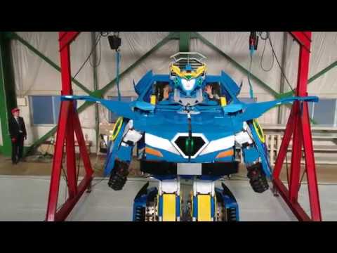 J-deite RIDE transforming from vehicle to humanoid robot
