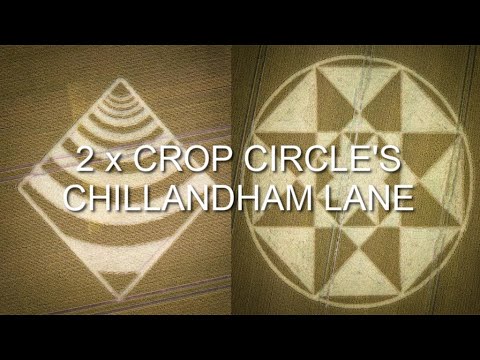 2 x Crop Circles | Chillandham Lane | Winchester | 04/07/23