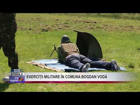 STIRE 04  EXERCIȚII MILITARE ÎN COMUNA BOGDAN VODĂ
