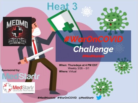 [ONLINE] MedMo Virtual Pitch Contest for War On COVID-19 Heat 3