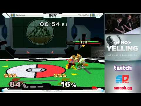 INY Day 2 - Singles: Top 8 - Loser Finals: [A]rmada (Fox) vs TSM|Leffen (Fox)