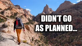 Capitol Reef National Park’s Hardest Backpacking Route - Off Trail Hiking and Injury…