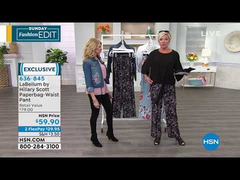 LaBellum by Hillary Scott PaperbagWaist Pant