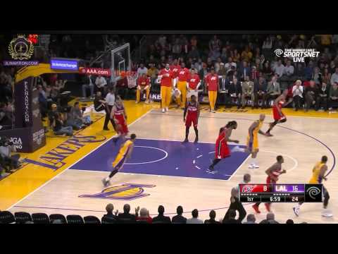 Jordan Clarkson with the slam - Lakers vs Wizards