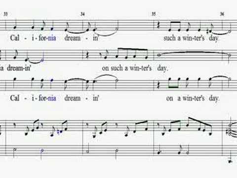 download lagu mp3 mp4 California Dreaming Sheet, download lagu California Dreaming Sheet gratis, unduh video klip California Dreaming Sheet