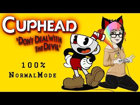 100% Normal Mode ♥ Cuphead ♥ pt 2-Live Stream!! (on switch)